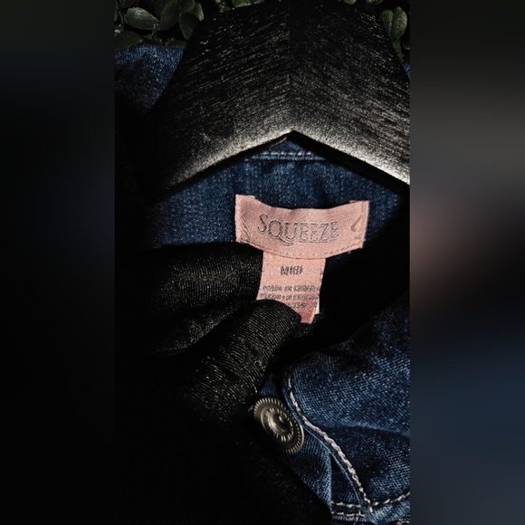 Squeeze Dark Blue Jean Jacket - Picture 3 of 4